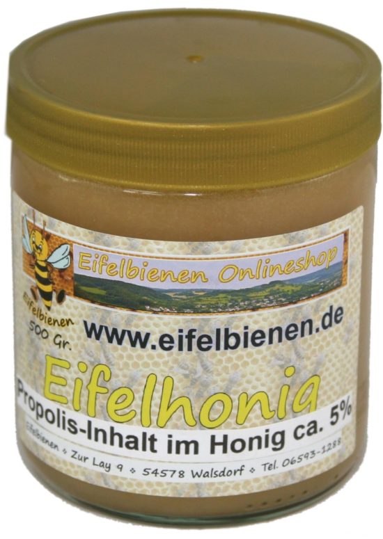 Eifelbienen honey with propolis, honey from region Eifel