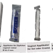 Applikator für Zäpfchen,  Applikator für Gel / Creme